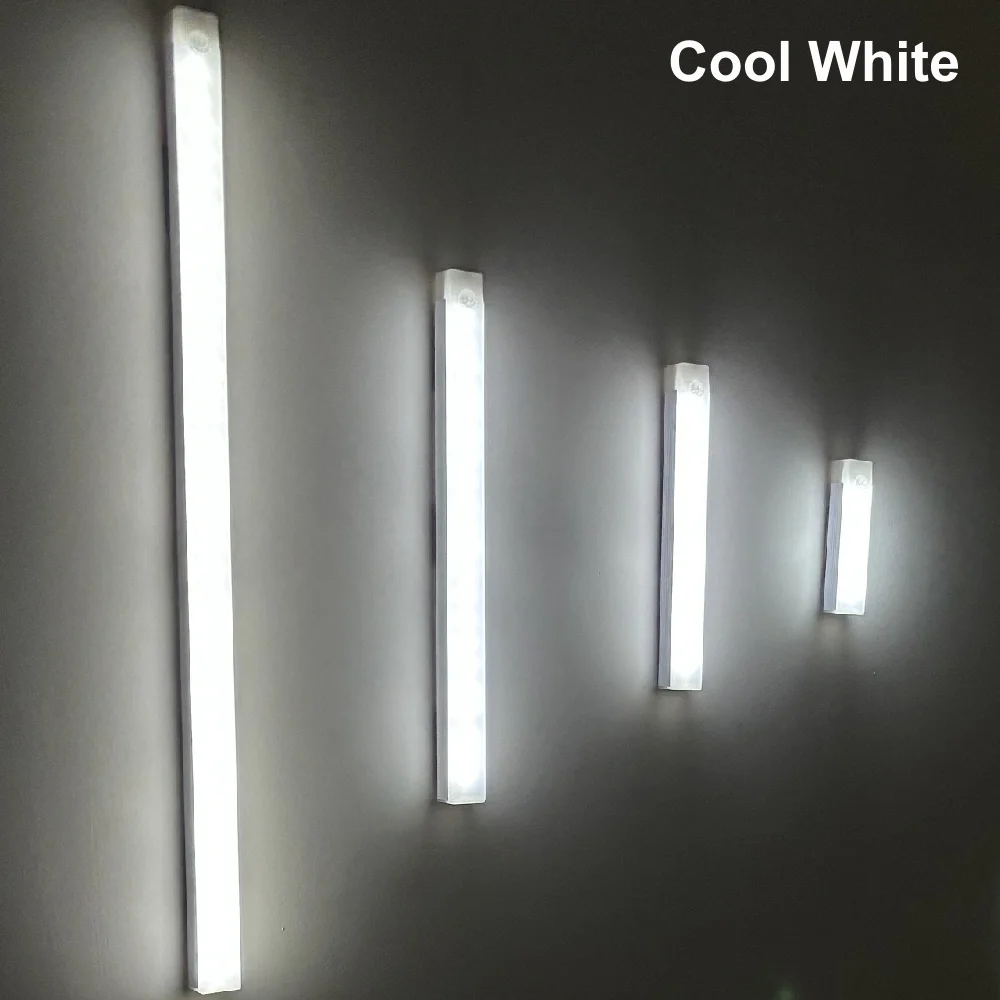 Luz Noturna LED com Sensor de Movimento AITHEA, Lâmpada de Cabeceira Recarregável USB, Luz Portátil Sem Fio para Armário e Escadas