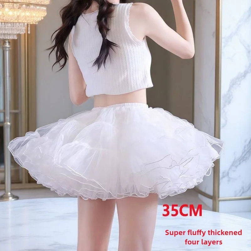 Lolita Flying Saucer Petticoat – Krinoline ohne Knochen, maximales Volumen, unsichtbarer, kabelloser Unterrock für den täglichen Gothic Sweet OP/JSK