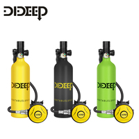 DIDEEP X4000 Pro 1L Mini Scuba Diving Tank Oxygen Cylinder Underwater Diving Set Air Oxygen Tank W/ Diving Mask