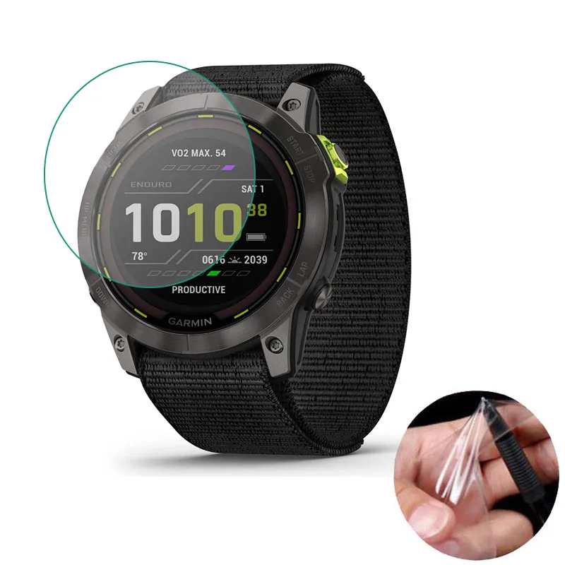 5pcs TPU Soft Clear Protective Film Smartwatch Full Cover For Garmin Enduro 2 Watch Display Screen Protector Enduro2 Accessories