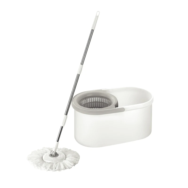 Cleaning Microfiber Mop 360 Degree Spin Magic Mop Self-Wringing Cleaning Mop