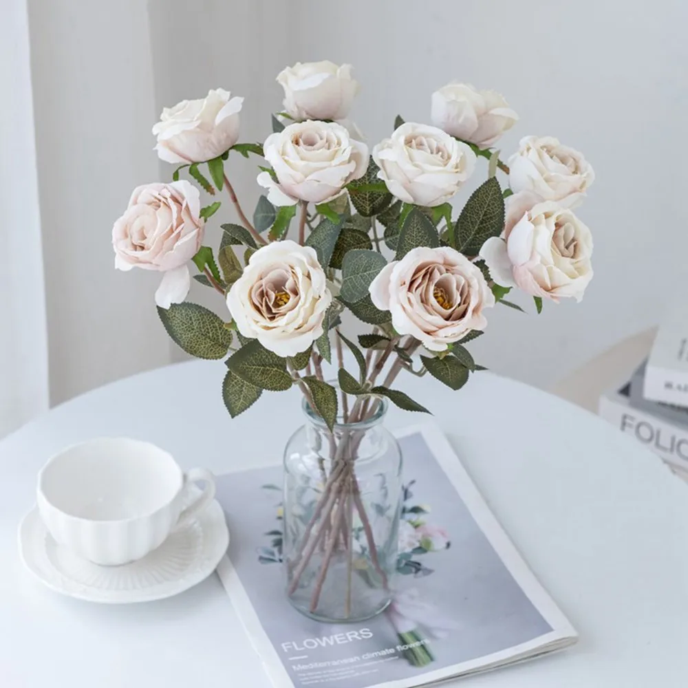 Fleurs Artificielles pour Patients de Mariage, Bouquet de Noël, Jardin Extérieur, Maison, Arc Mural, Festival, Bricolage, Offre Spéciale