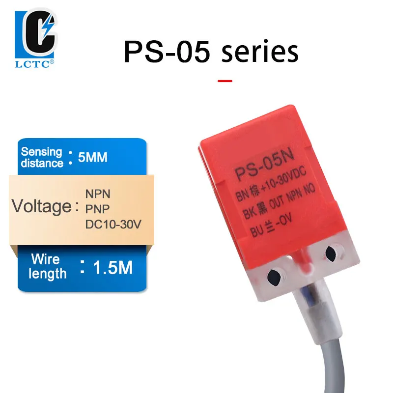 

Proximity Switch PS-05N/N2/P/P1/D1 Sensor NPN/PNP Three-wire Normally Closed Normally Open