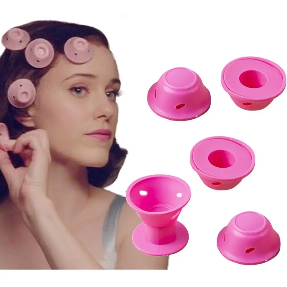 10 Stück Weiche Gummi-Haarwickler, Silikon-Lockenwickler ohne Hitze, ohne Clip, DIY-Haarstyling-Werkzeug