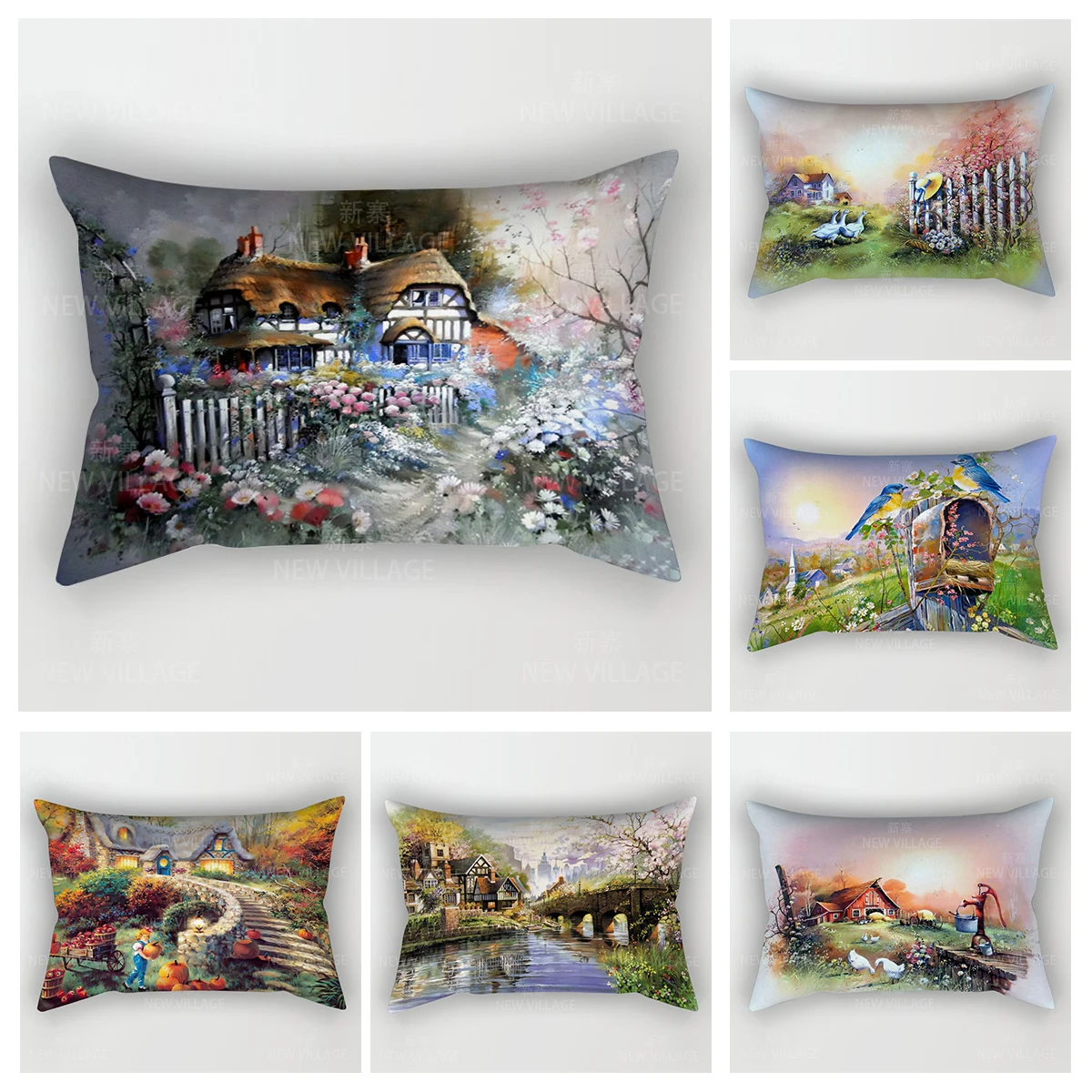 Home autumn decoration christmas pillow cushion cover Home decorations throw pillow covers 30*50 pillowcase 30x50 40x60 50*70