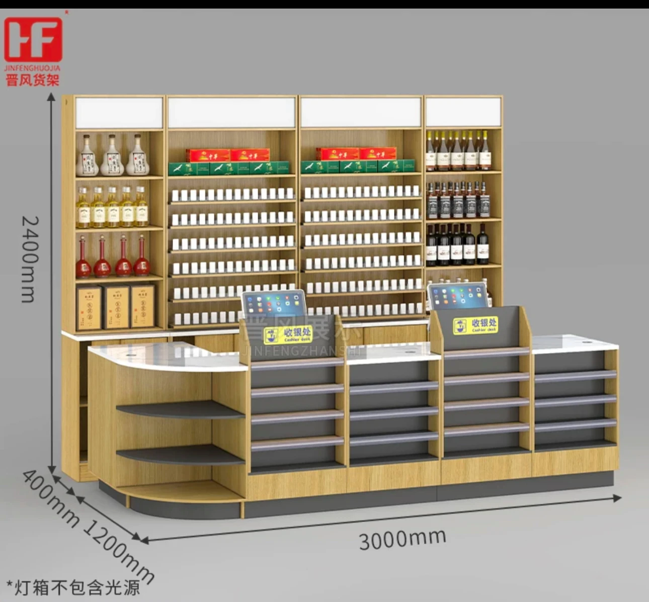 Display cabinets integrated combination custom corner glass smoke cabinet counter bar