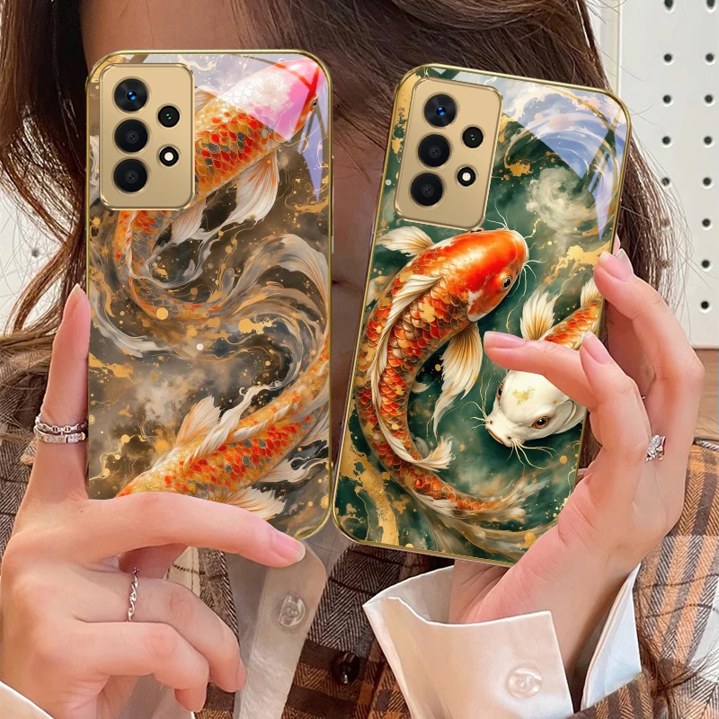 Lucky Orange Golden Koi For Sa - огляд і ціна Phone Cases Orange