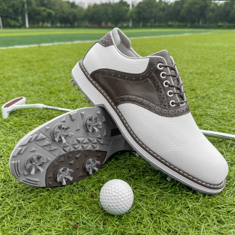 Professional Golf Shoes Men Leather Gym Sneakers Mens Comfortable Golf Training Man Luxury Brand Sport Shoe Men