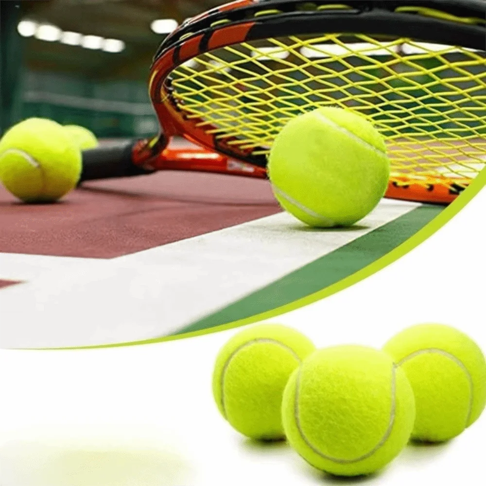 Neue Elastizität Tennisbälle Langlebige, ungiftige Haustier-Spielbälle Übungsball-Wettbewerb