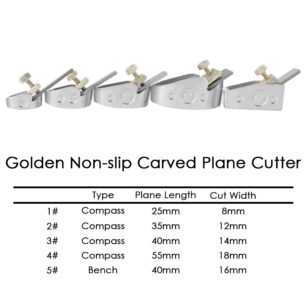 LOOK 1PC Violin Plane Stainless Steel Luthier Tool For DIY Violin Viola Cello Wooden Instruments