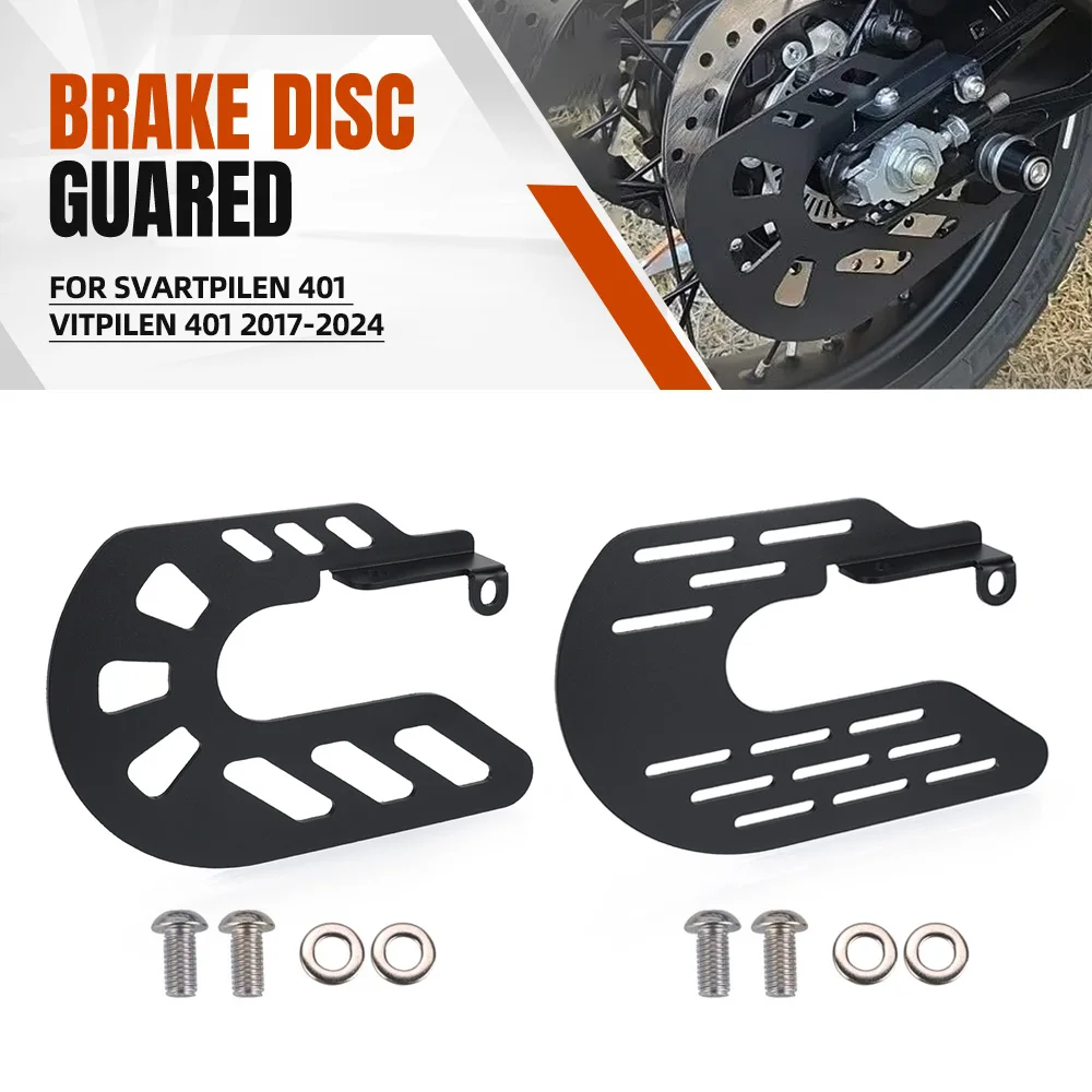 

2024 2025 Rear Brake Disc Guard Cover Protector For Husqvarna SVARTPILEN 401 VITPILEN 401 2017 2018 2019 2020 2021 2022 2023