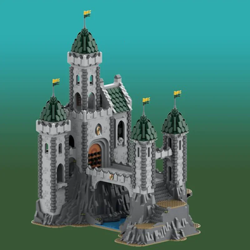 

6721PCS Green Dragon Stronghold CastleMedieval Castle Moc Building Blocks Educational Learning Toys Assemble Toy |Gift|Kids