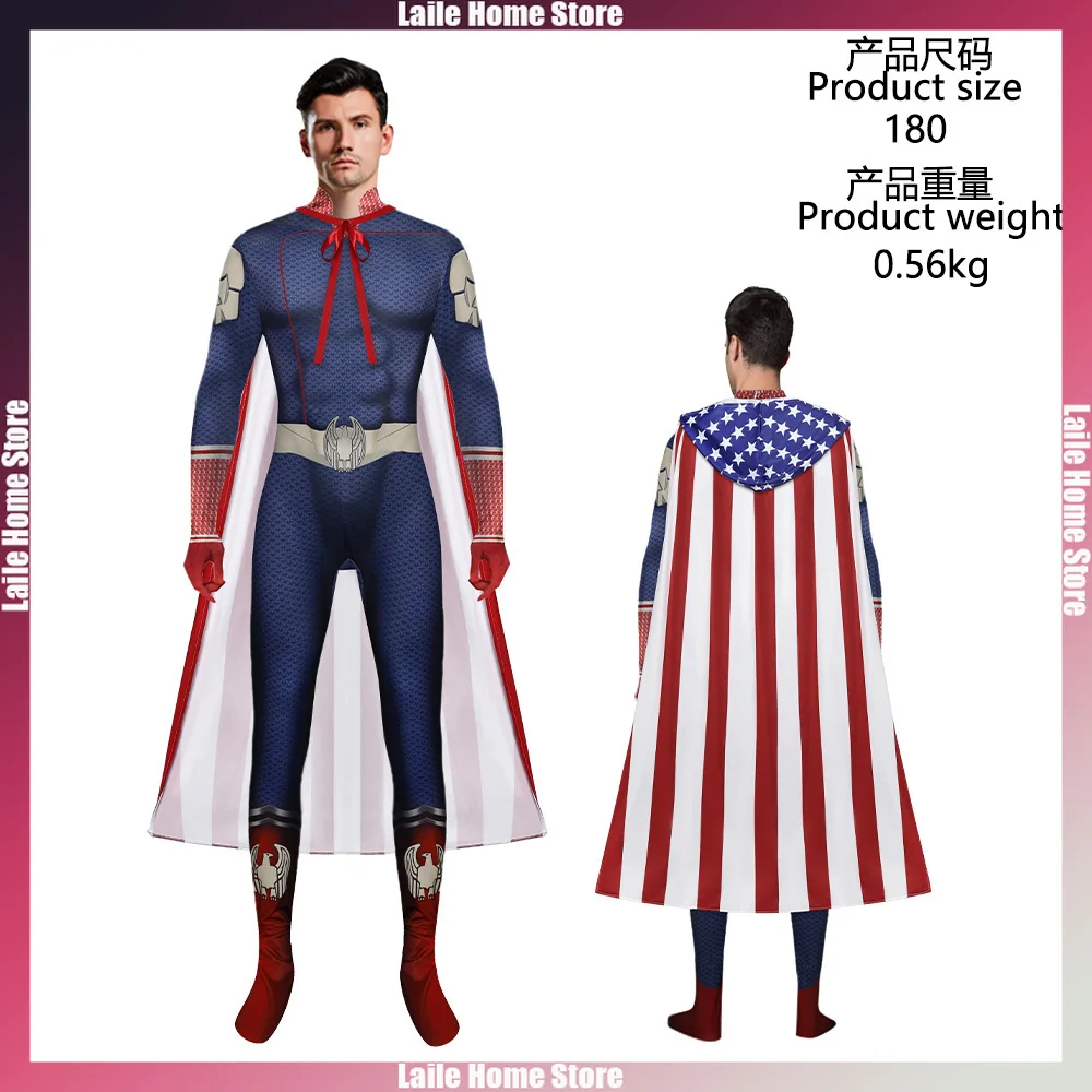 The Boys Cospaly The Homelander Costume Women Men Halloween Costume Antony Star… - Image 5
