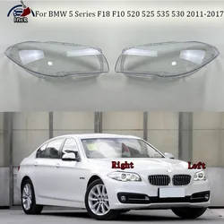 Headlamp Transparent Lampshade Shell Masks Headlight Cover Lens Plexiglass For BMW 5 Series F18 F10 520 525 535 530 2011-2017