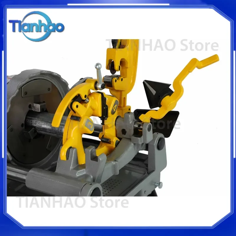for Powerful 3 Inch Electric Pipe Threading Machine Heavy Duty Threader Tool for Metal Steel PVC Plumbing Construction DIY