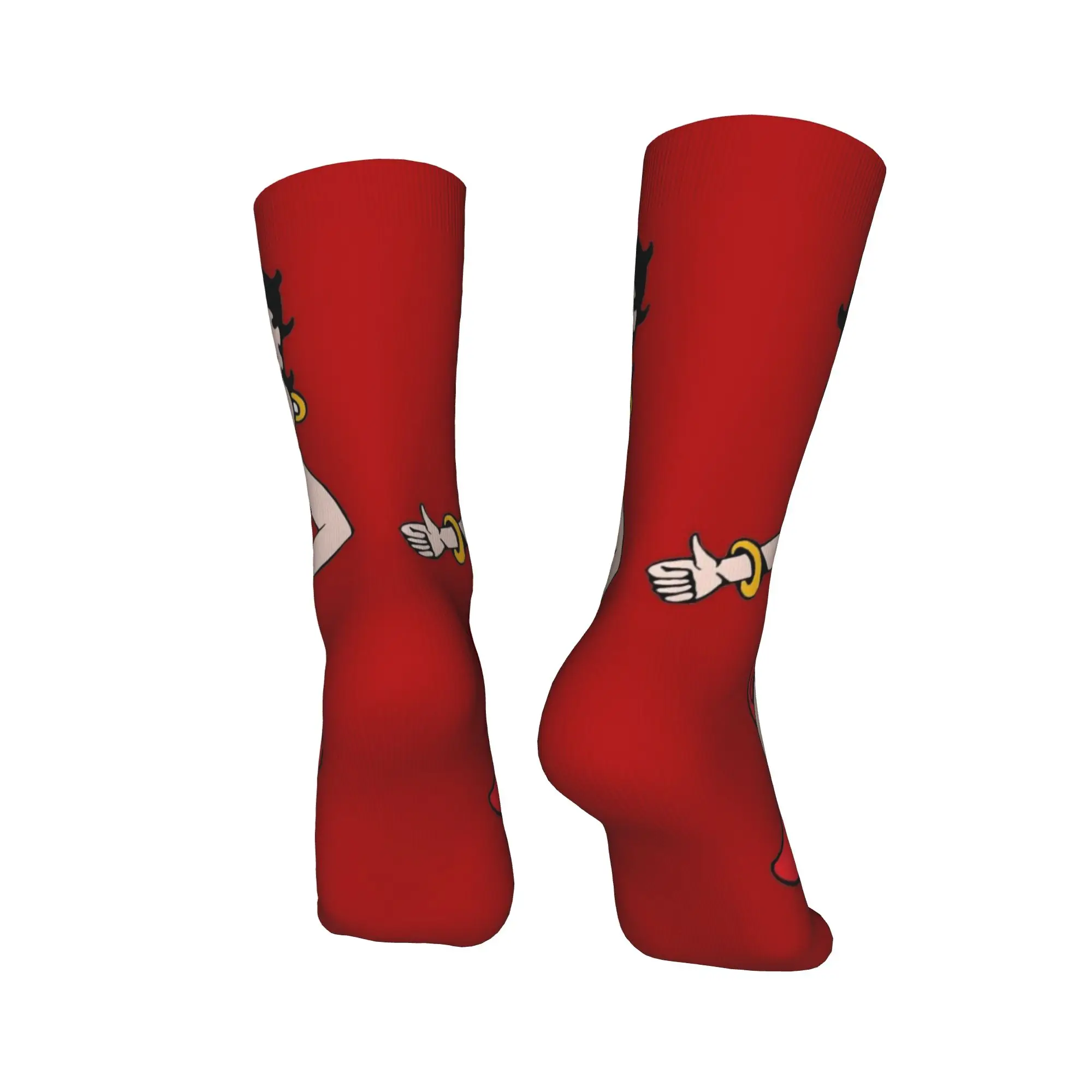 B-Bettys Boops Stockings  Casual Socks Women Men Breathable Socks Winter Cycling Pattern Anti Bacterial Socks Gift view 4