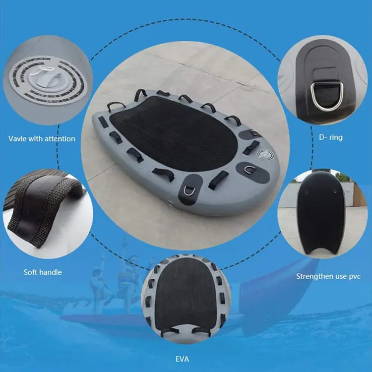 forHOMFUL Inflatable Rescue Sled Inflatable Surf Board Inflatable Rescue Board