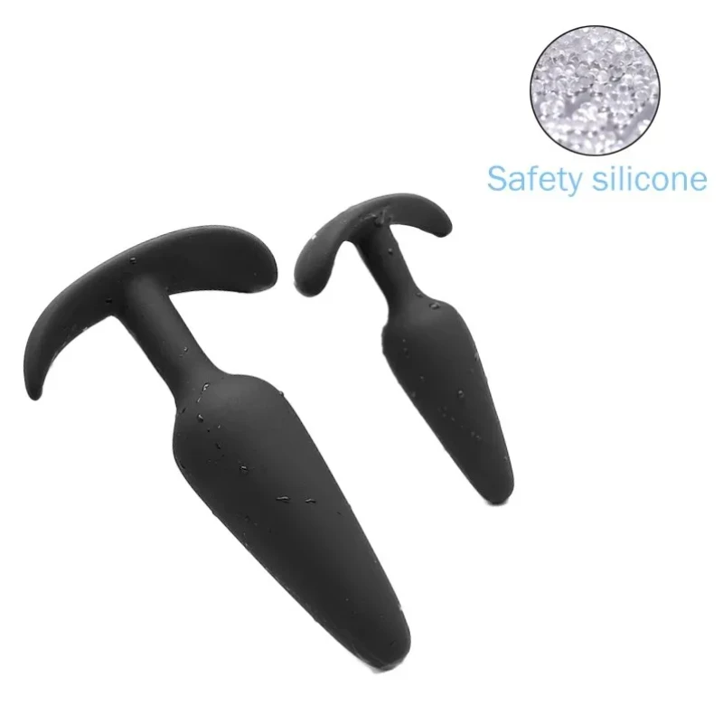 3 Sizes 100% Soft Silicone Adult Plug Butt Plugs Adult Sex Toy for Men Women Gay Unisex Couples Anal Prostate Trainer Massager view 6