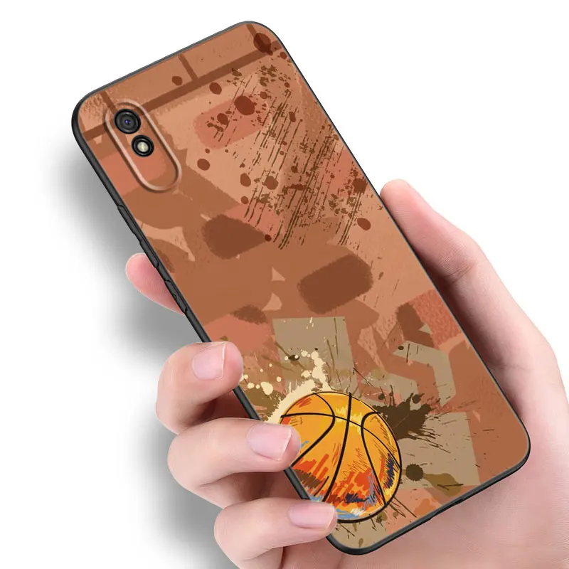 Basketball Basket Number Phone Case For Xiaomi Redmi 7A 8A 9A 9C 9i 10A 10C K20 K40 Note Mi 9T Pro A2 8 9 SE Lite A3 Mix3 6X