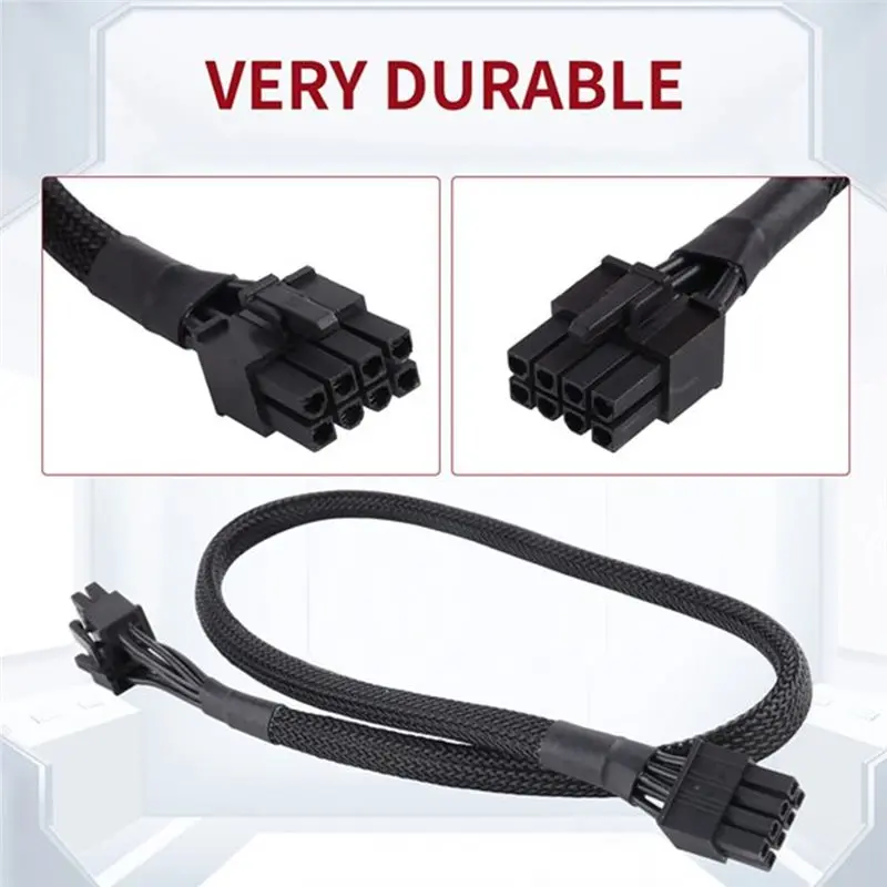 [NEW!】 8Pin To 8Pin Power Cable 90Cm For MSI A850GL Snap-On