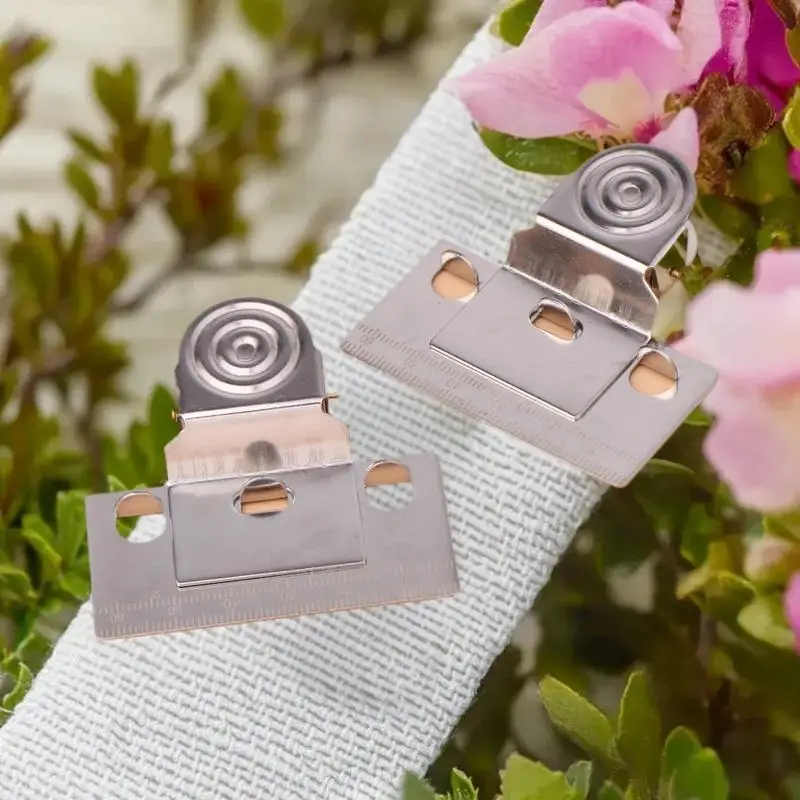 Clipes de fita métrica de metal confiáveis de 1/2/3 unidades para carpintaria, ferramenta de medição de posicionamento de canto