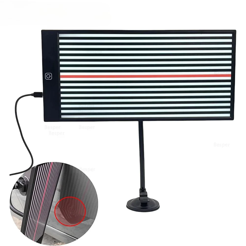 Planche de réflexion LED pour débosselage sans peinture de voiture, alimentée par batterie USB, outils pour la réparation des bosses de voiture