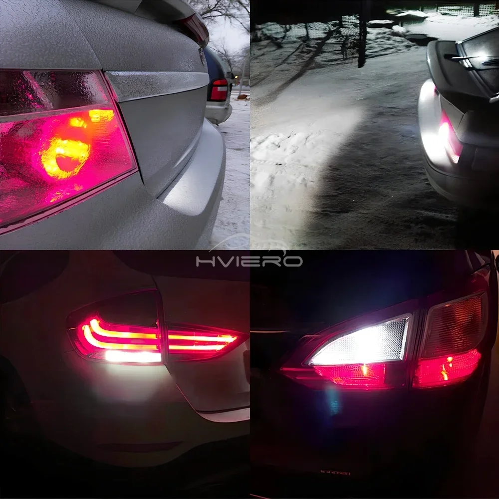 2/4/10/20pcs 1156 BA15S 1157 BAY15D 13Led License Plate Lamp Bright Car Turn Signal Brake Light Auto Parking Tail Reversing Bulb
