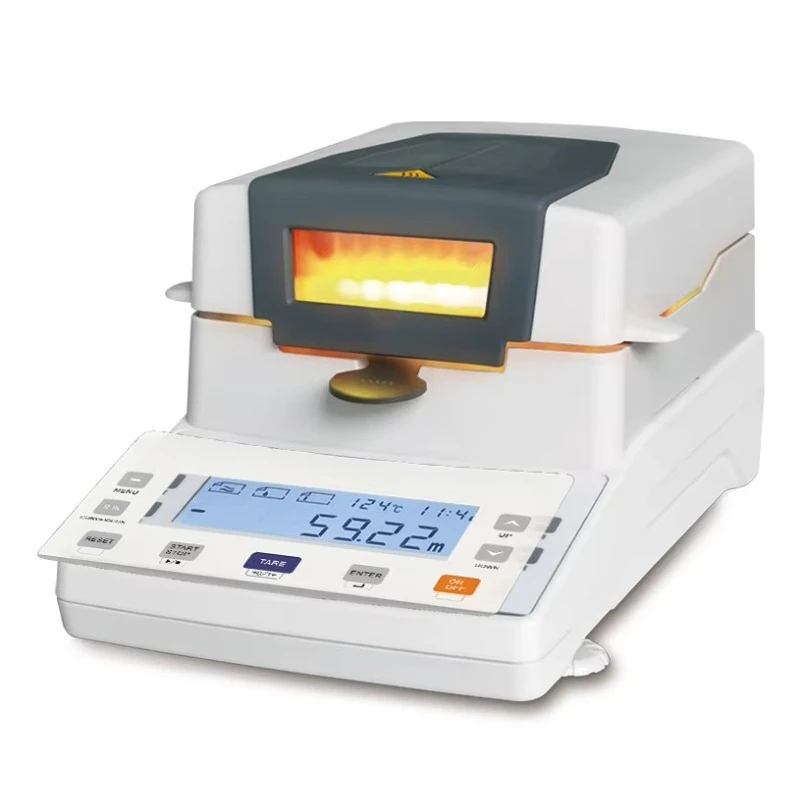 

Moisture Analyzer XY-MW 0.01g Capacity:110g Halogen Lamp the Percentage of Moisture Centent/dry Residual Lab Balances
