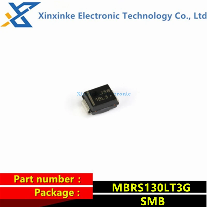 20PCS MBRS130LT3G SMB 30V 1A Schottky Diode