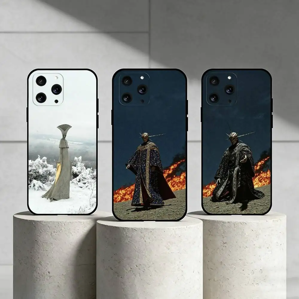 D-Dark Fantasy Phone Case Silicone black Soft For IPhone 17,16,15,14,13,12,11,SE,Plus Pro Max