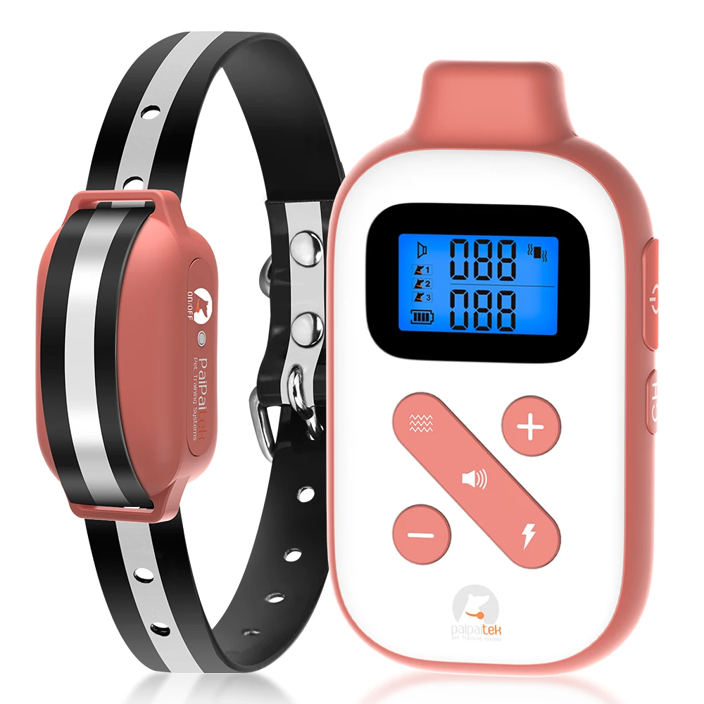 

New Design Rechargeable Waterproof Dog Electric Buzz Dog Training Collar With Remote for Medium Dogs