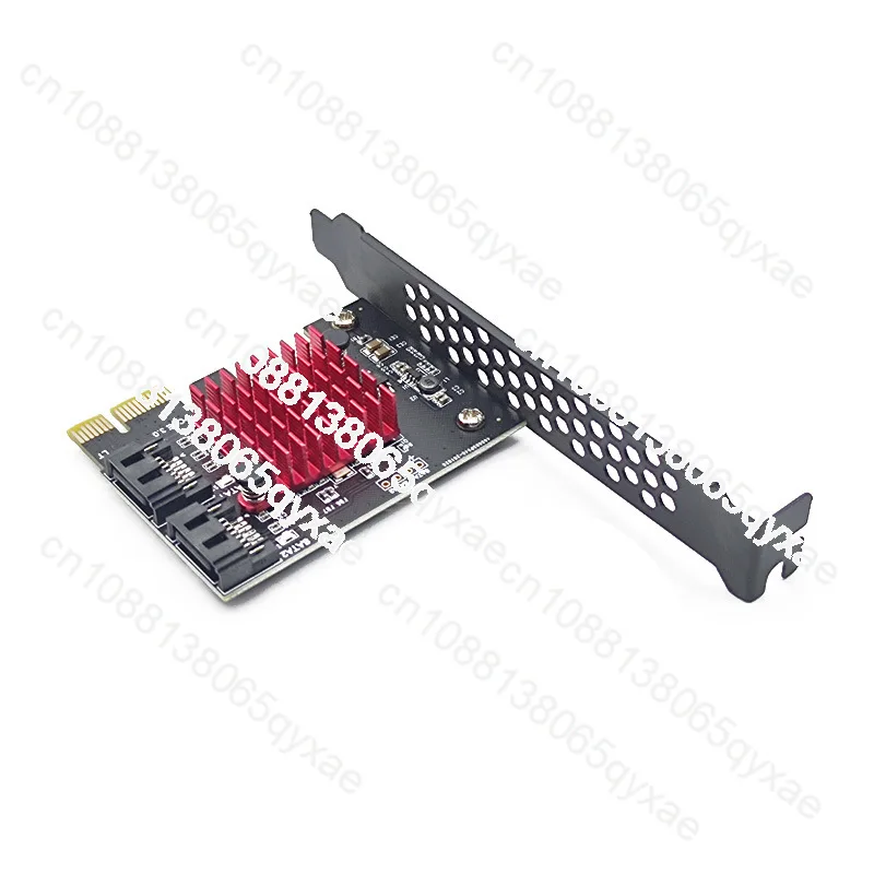 PCI-E 1X GEN3 To Sata3.0 Full Speed Expansion Card 2 Ports 6G Transfer Expansion IPFS Hard Disk JMS582