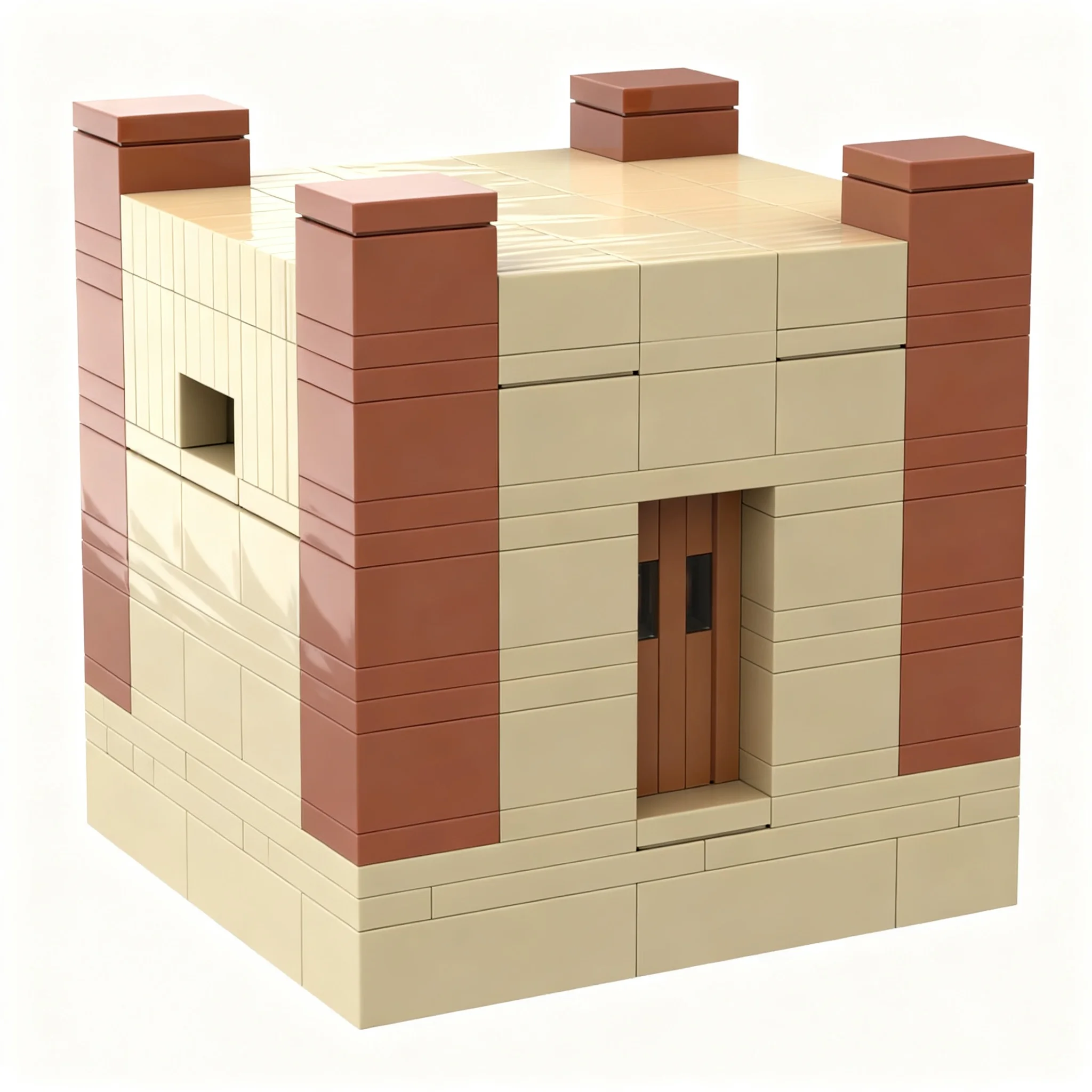 260pcs MOC Small House Model Building Blocks Architecture Toys Christmas Gift Collection Birthday DIY Art 3D Assemble Display
