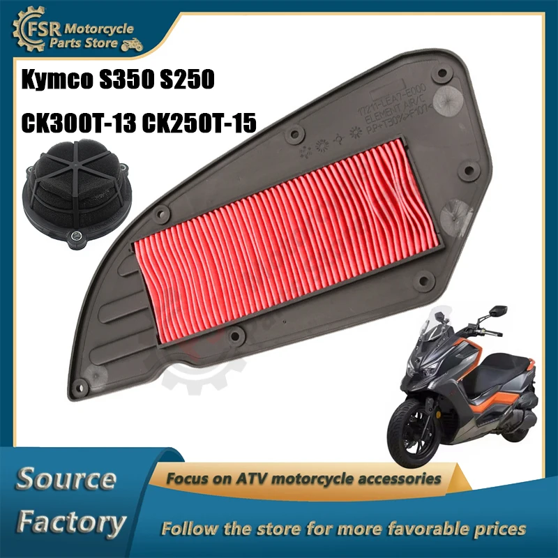 

Kymco air filter for S350 S250 CK300T-13 CK250T-15 transmission sponge 17211-LEA7-E00