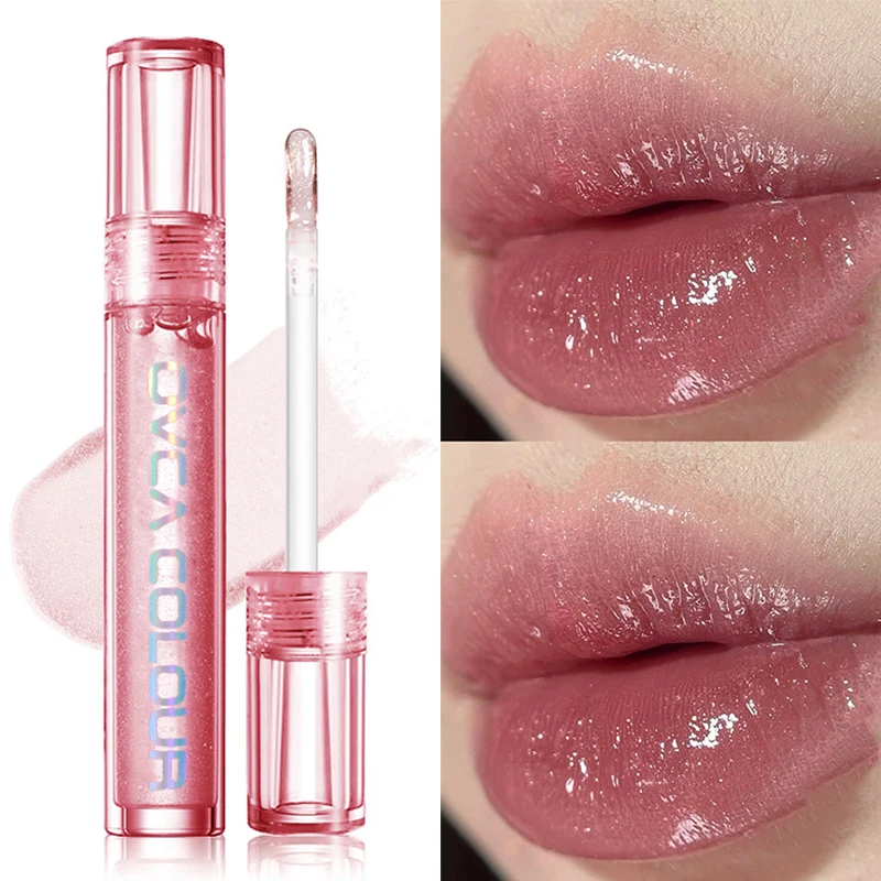 Watergloss Lip Honing Transparante Lip Plumping Glanzende Parel Lip Glazuur Blijvende Vochtinbrengende Lipolie Hydraterende Lippen Verzorging Cosmetica