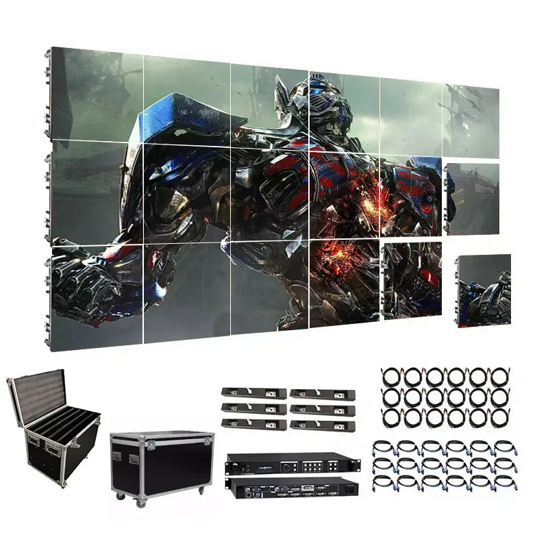 P4.81 P4 Stage Screens 50X100cm 500X1000mm Rental Display Mobile LED Screen Outdoor Wall Video Display Screens LED Pantalla