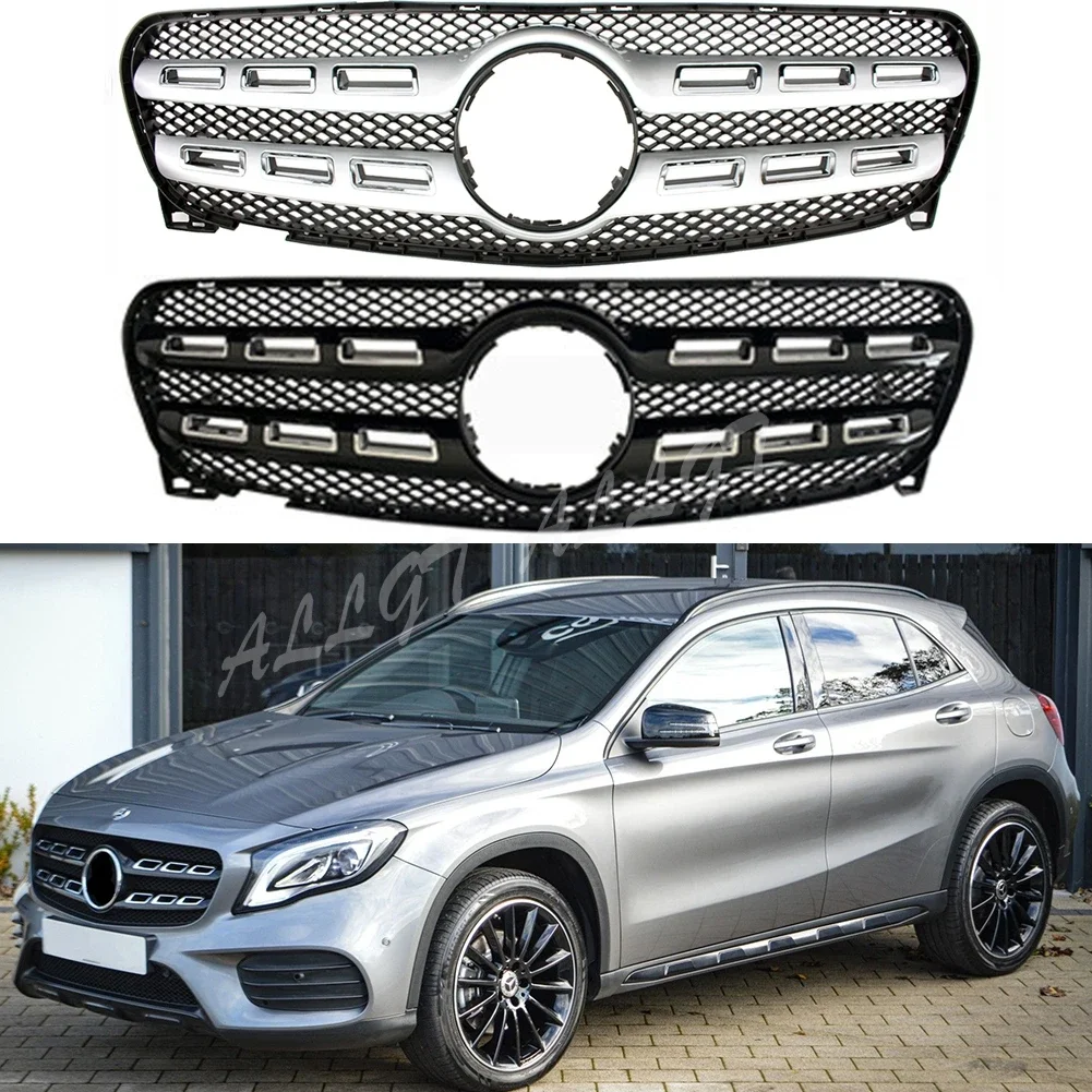 Car Front Bumper Mesh Grill Bar Vent Upper Cover OEM For Mercedes-Benz X156 GLA180 GLA200 GLA220 GLA250 2017-2019