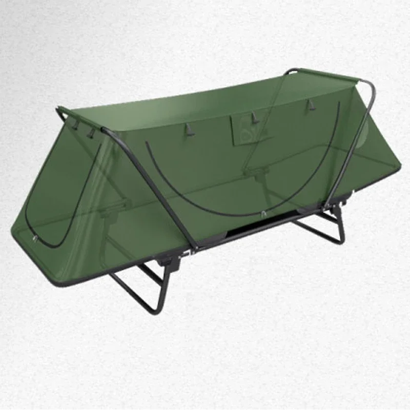 

The single double fishing equipment is free from camping and fishing tents.