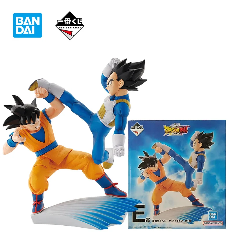 Bandai Ichibankuji Dragon Ball Daima Prize E Goku & Vegeta Figure 19Cm Anime Original Action Figure Model Toy Gift Collection