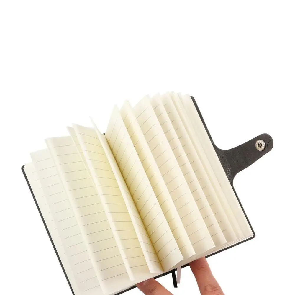 6 Color Memo Diary Planner A7 Mini Notebook Scrapbooking Word Book Pocket Notepad Agenda Organizer PU Cover Diary Notebook