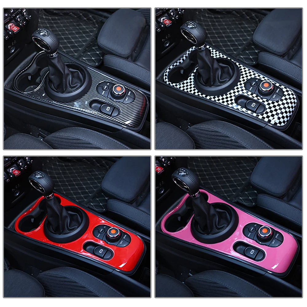 Car Styling Central Control Gear Center Console Shift Panel Decoration Sticker Cover Trim Decal For M Coope r F 60 Country