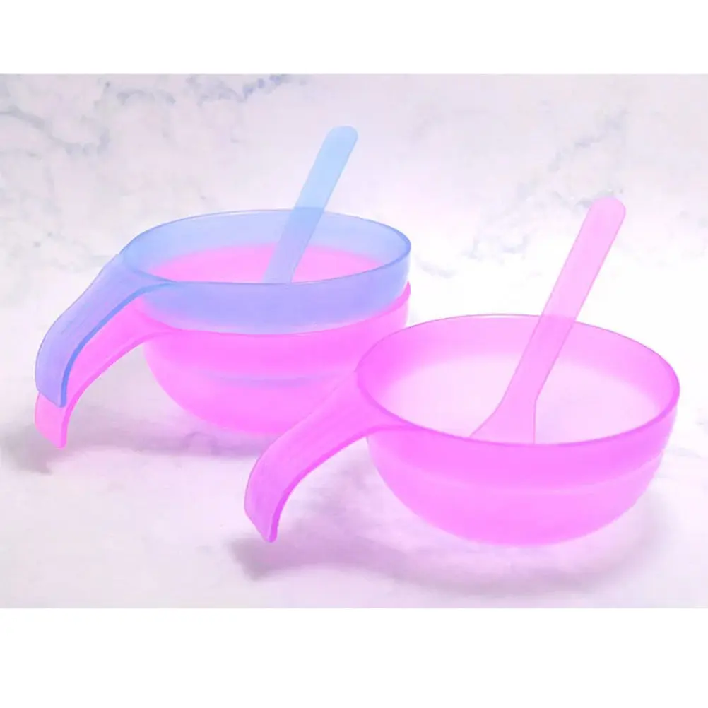 

5Set Facial Mask Bowl Set Portable DIY Plastic Mixing Tools Skin Care Accessories for Women Facial Mask Bowl