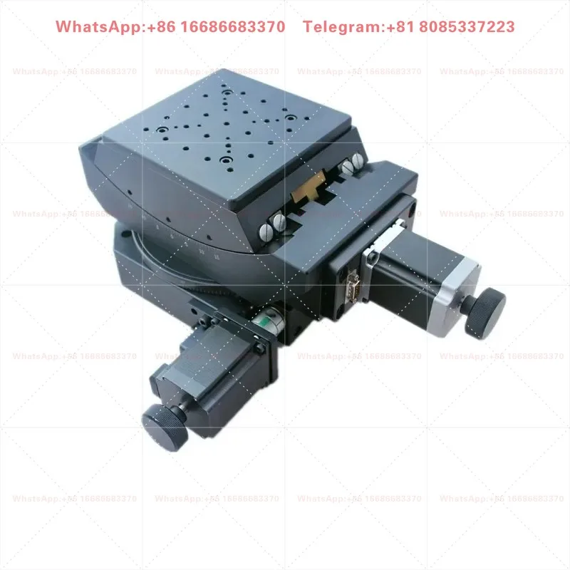 Precision Electric Dual Axis Rotary Platform NT204WA Optical Angle Position Table Gimbal Pitch Rotation Test Repair Fitting