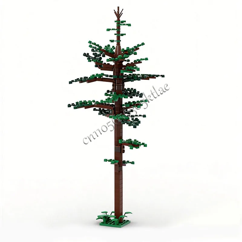 227 PCS Trees Pine Forest Tree MOC Customize Modular Building Block Technology Brick Popular Creative DIY Boy Festival Toy Gift