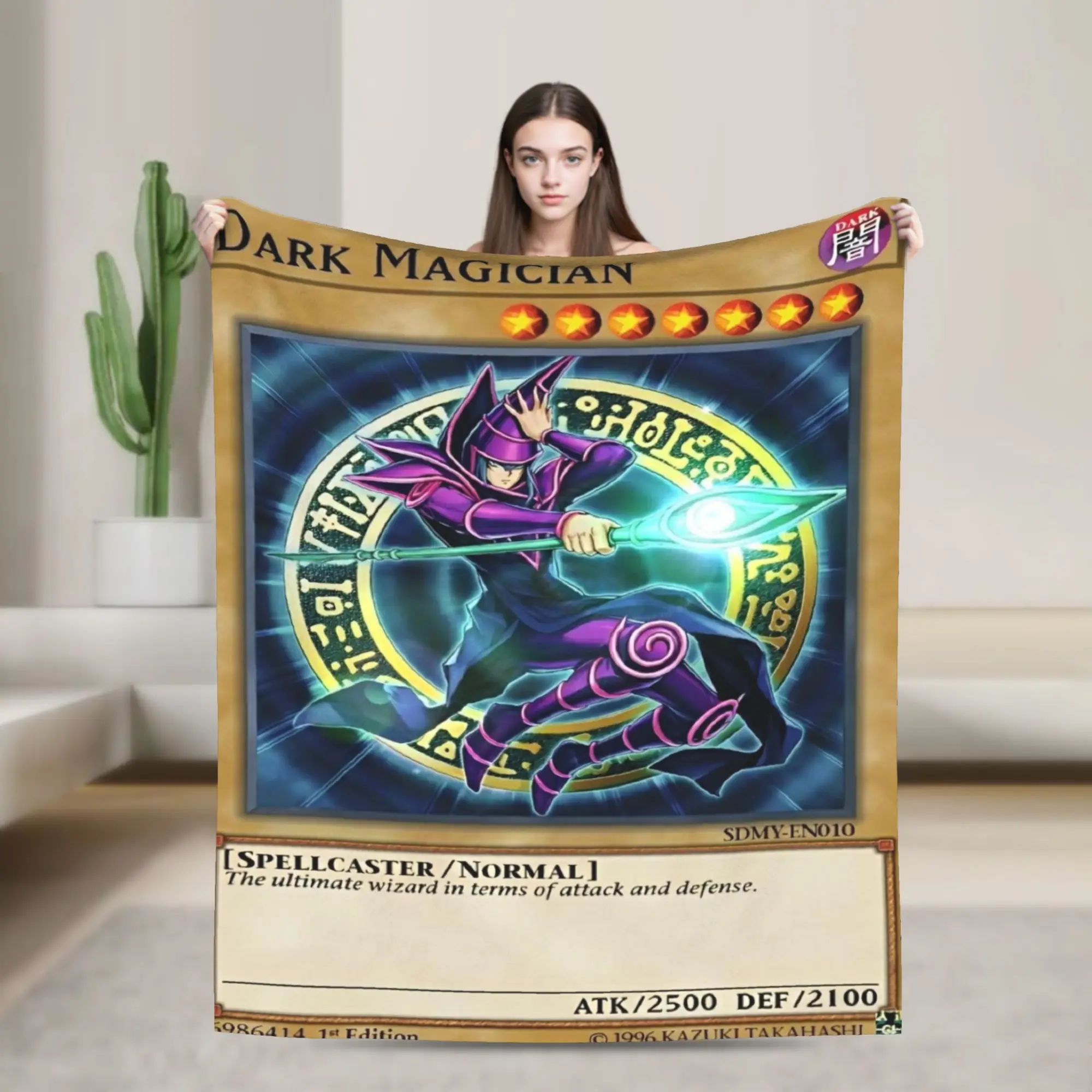 Anime Yu Gi Oh Card Blankets  Flannel Funny Breathable Throw Blankets for Bedding Lounge Textile Decor