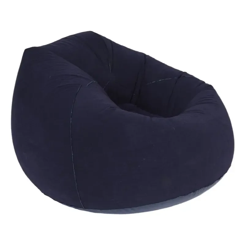 Sillón Inflable Grande ABLK, Tipo Puff, de PVC Flocado, para Jardín, Muebles de Exterior, Camping y Excursionismo