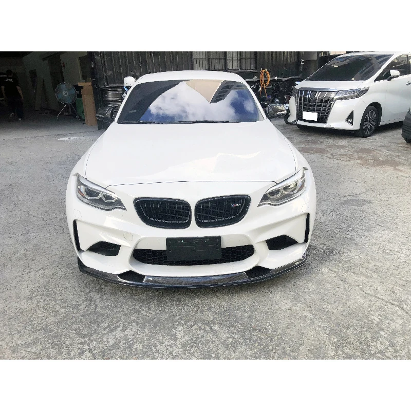 Hot Selling New E Style Carbon Fiber Front Bumper Add-on Lip 2015-2018