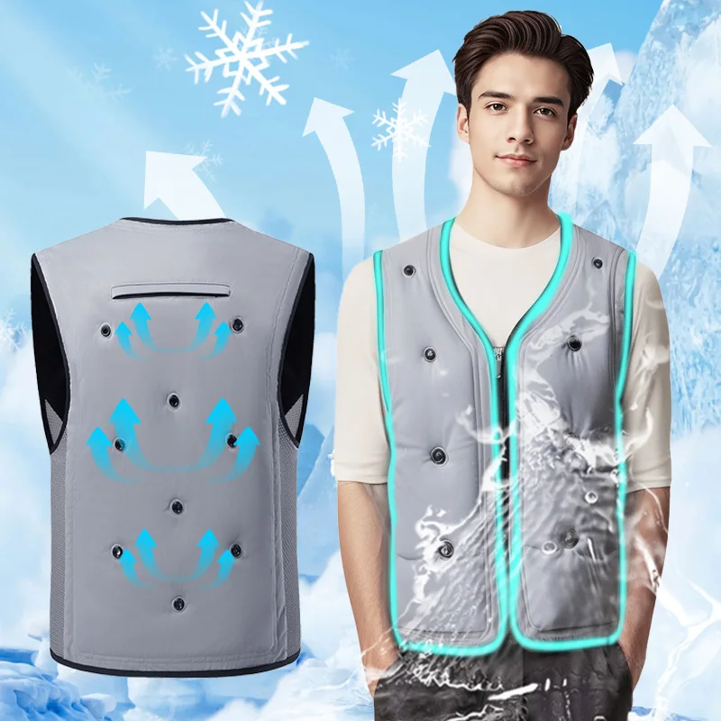 

Summer Water Circulation Cooling Vest Cooling Gilets Cooling Air Conditioning Clothes for Men Women