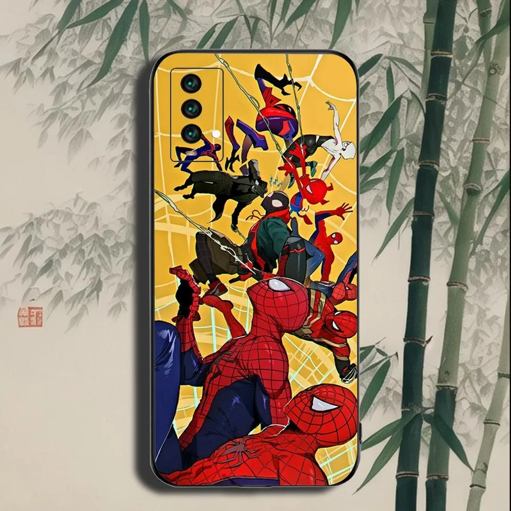 M-Marvel S-Spider-Man Phone Case For Xiaomi 11 Redmi Note 11 5G 8T 9A 9 10T Note8Pro Note9 12SUltra Black Case