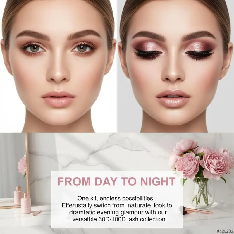 Volume Cluster Lashes 30D 100D Kit D Curl Segmented Eyelash Extension Seamless Natural Look for Any Occasion